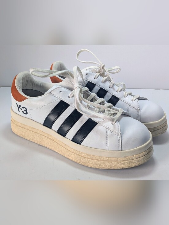 adidas Other - Y-3 Hicho Core White Black Platform Sneakers Leather